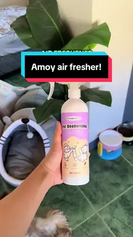 Ang bango talaga neto dahil sa grapes extract! No more amoy panghe na 🤭 #dogsoftiktok #shihtzu #petdeodorizer #petantibacterialspray #petdeodorizerspray #antibacterialspray #pawnoms #fyp 