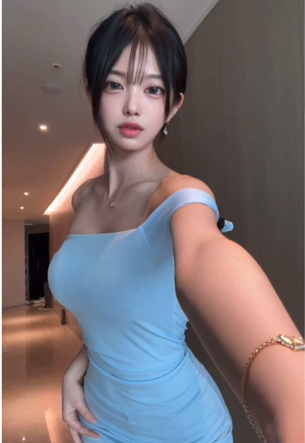 얘들아 휴학이 최고야… 🩵  #04 #롤리폴리 #추천 #티아라 #여친 #여친룩 #원피스 