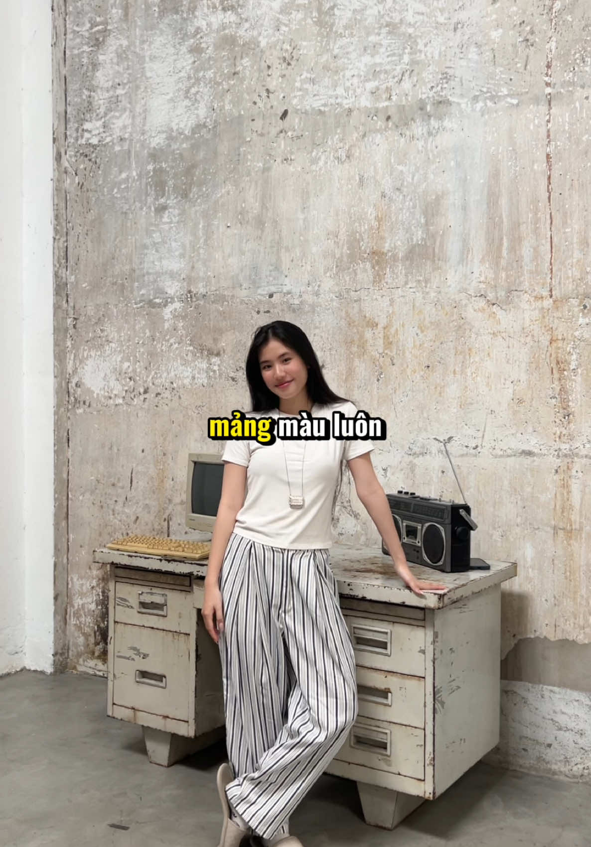 Bức tường ở zone D, một chiếc zone được khá nhiều brand chuộng khi chụp lookbook nè #studio #conceptstudio #xuhuong 