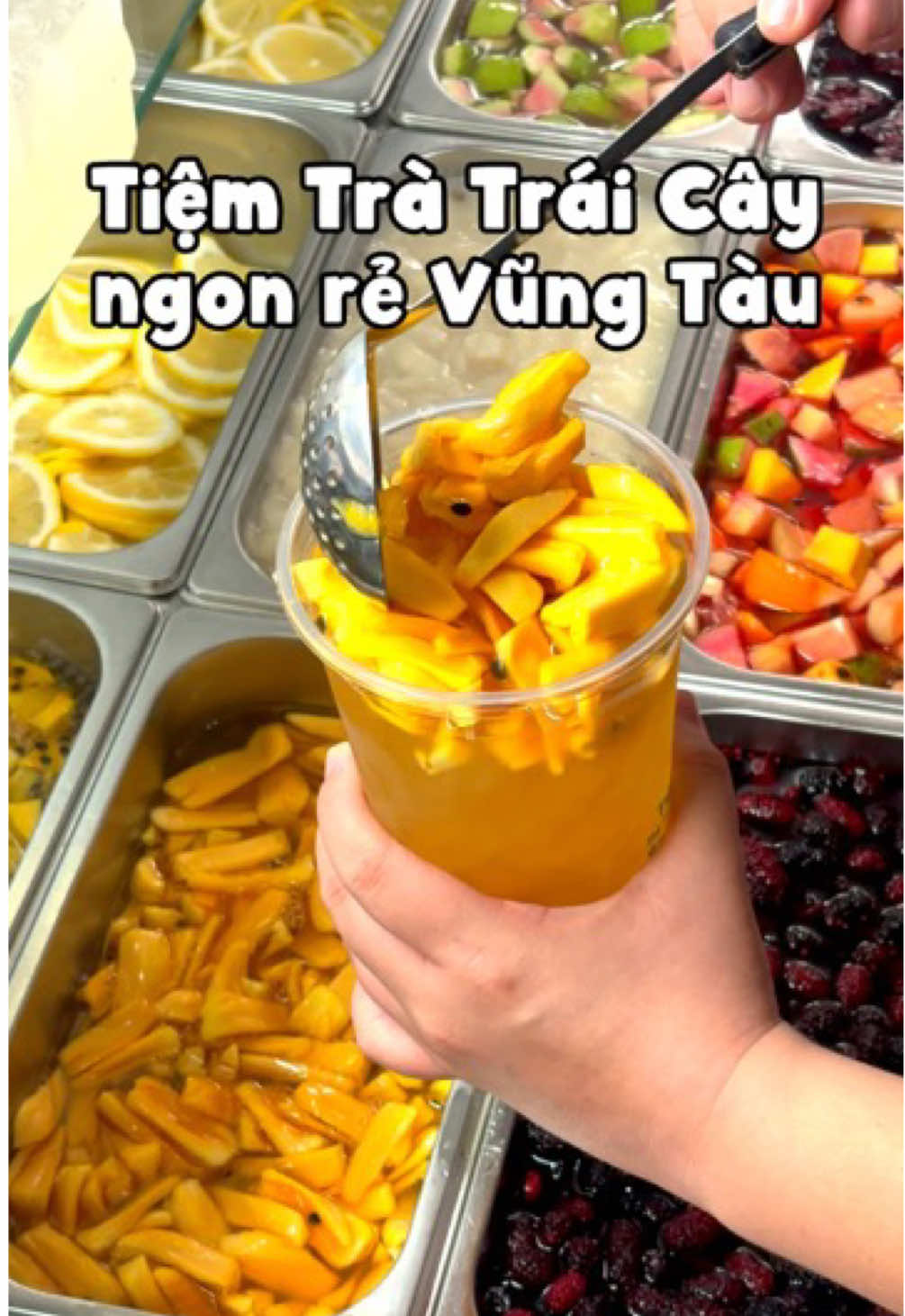 Tiệm trà trái cây không syrup ngon rẻ Vũng Tàu - Tiệm trà chú béo #thuedovungtau #thuedovungtaureview #reviewthuedovungtau #reviewvungtau 