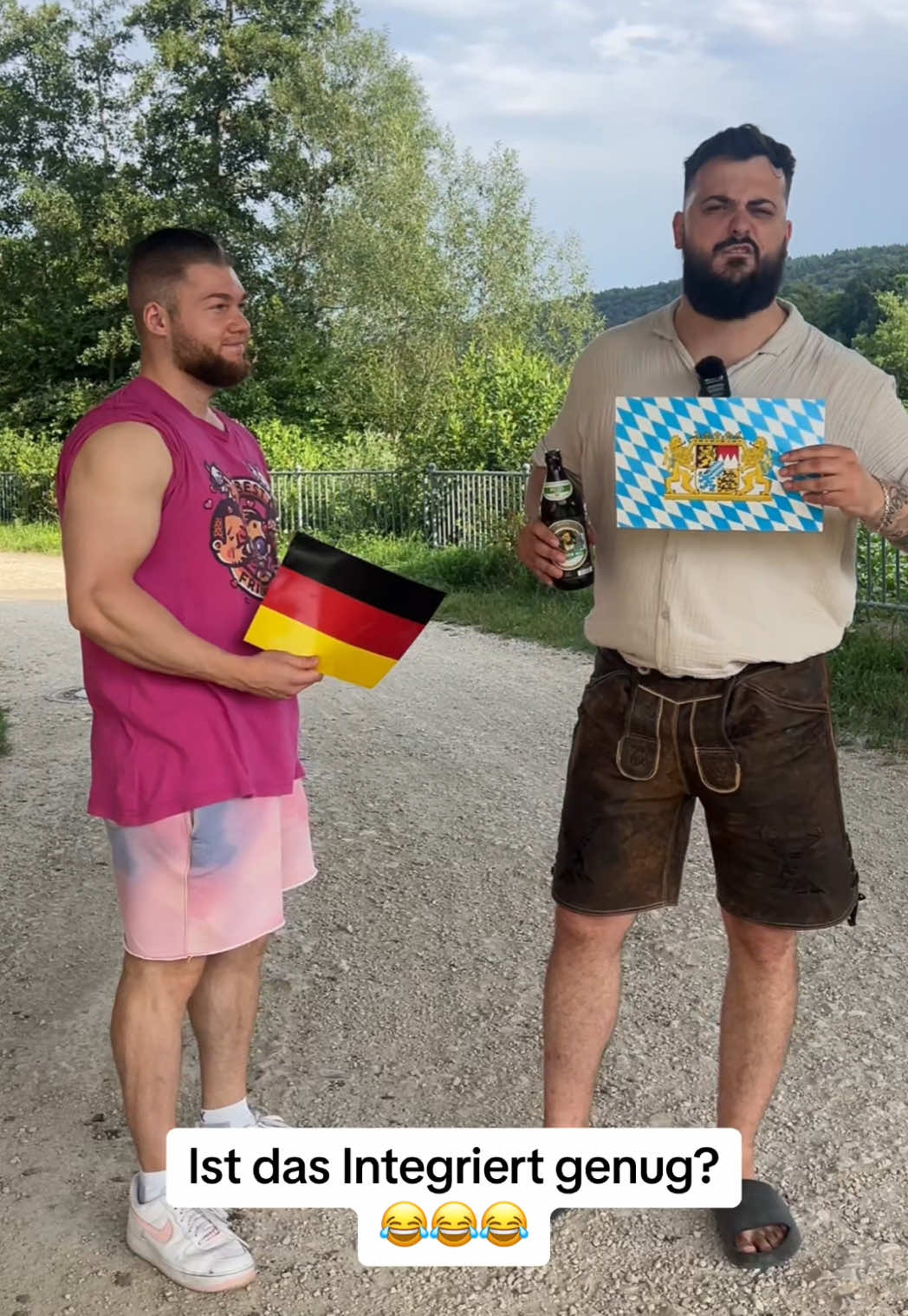 Ist das integriert genug ? 😂 #integration #bayern #bayrisch #dialekt #comedy