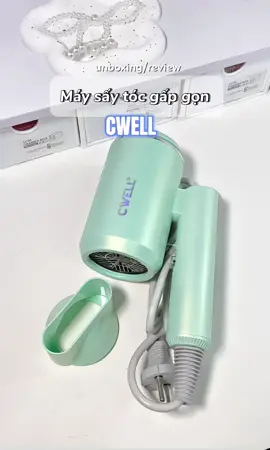 Tui mới tìm được em máy sấy tóc nhà CWELL giá hạt dẻ mà tận 3 mức độ sấy nóng/ lạnh, dễ dàng gấp gọn, sấy nhanh khô dù tóc ngắn hay dài nha #tiktok #unboxing #xuhuong #unboxcunganan #maysaytoc #cwell 