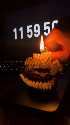 It’s My 24th Birthday 🕯️🖤 #birthday #celebration #candle #cake #macbook #lighter #dark #foryou 