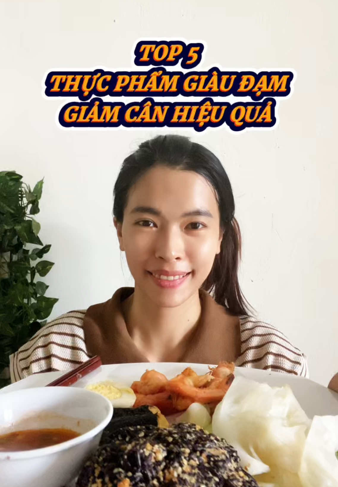 Ăn gì giảm cân? 😀 #Changhealthy93 #mukbang #healthy #giamcantainha #giamcanthanhcong #giammo #dinhduong #songkhoe 
