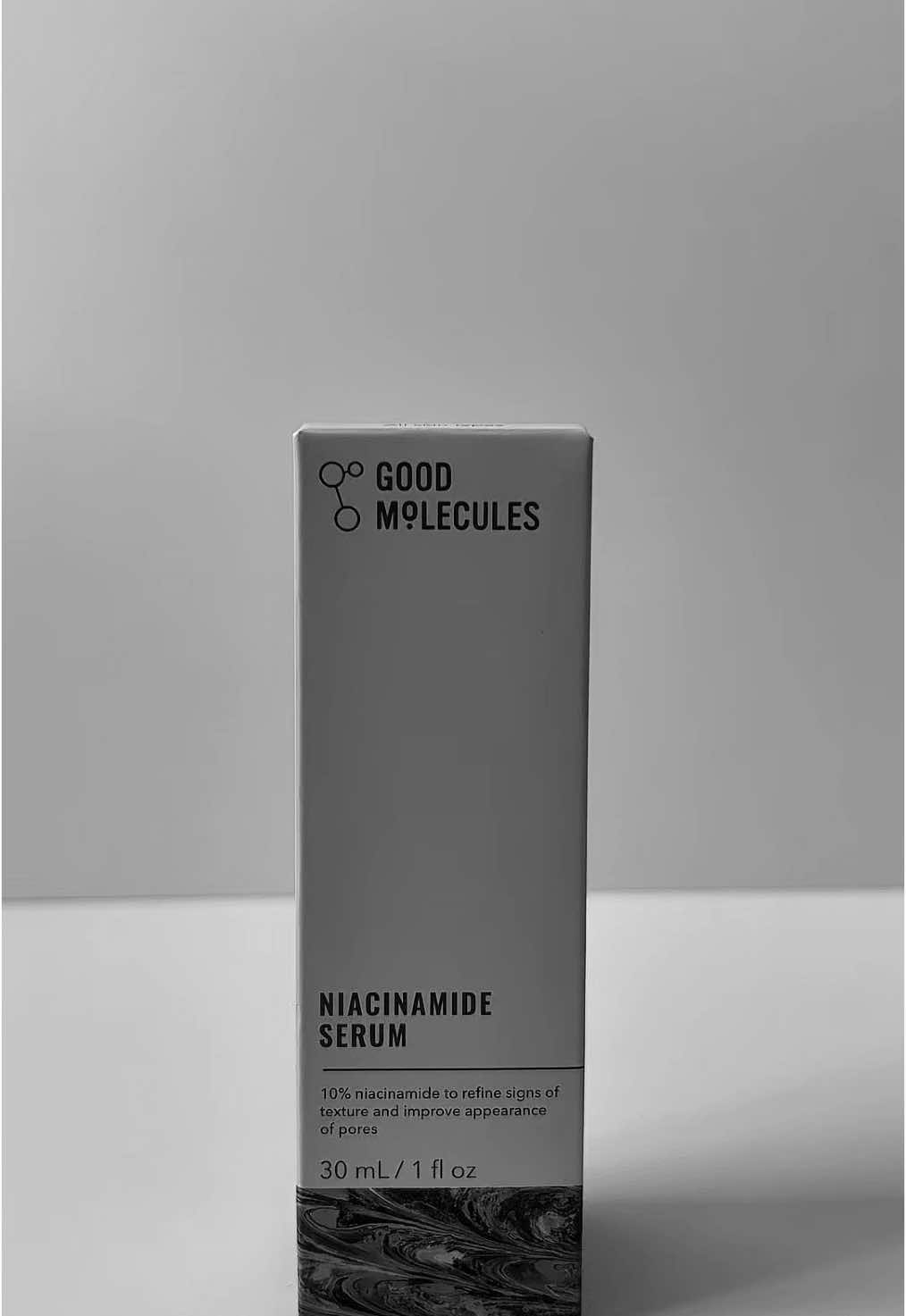 Transform your skin with Good Molecules Niacinamide. This lightweight serum formulated with 10% Niacinamide (vitamin B3). It helps to refine skin tone and texture for a brighter, healthier-looking complexion. #goodmolecules #skincareroutine #skincare #glowingskin #SelfCare #fyp 