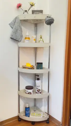 Meron na din akong moving trolley organizer up to 5 layers na . Kita nyo naman organize na mga gamit ko #bathroomorganizer #bathroomrack #trolleyorganizer #rackorganizer  #fypage 
