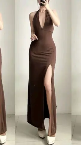 darcy knitted backless maxi#fyp #dress women swear