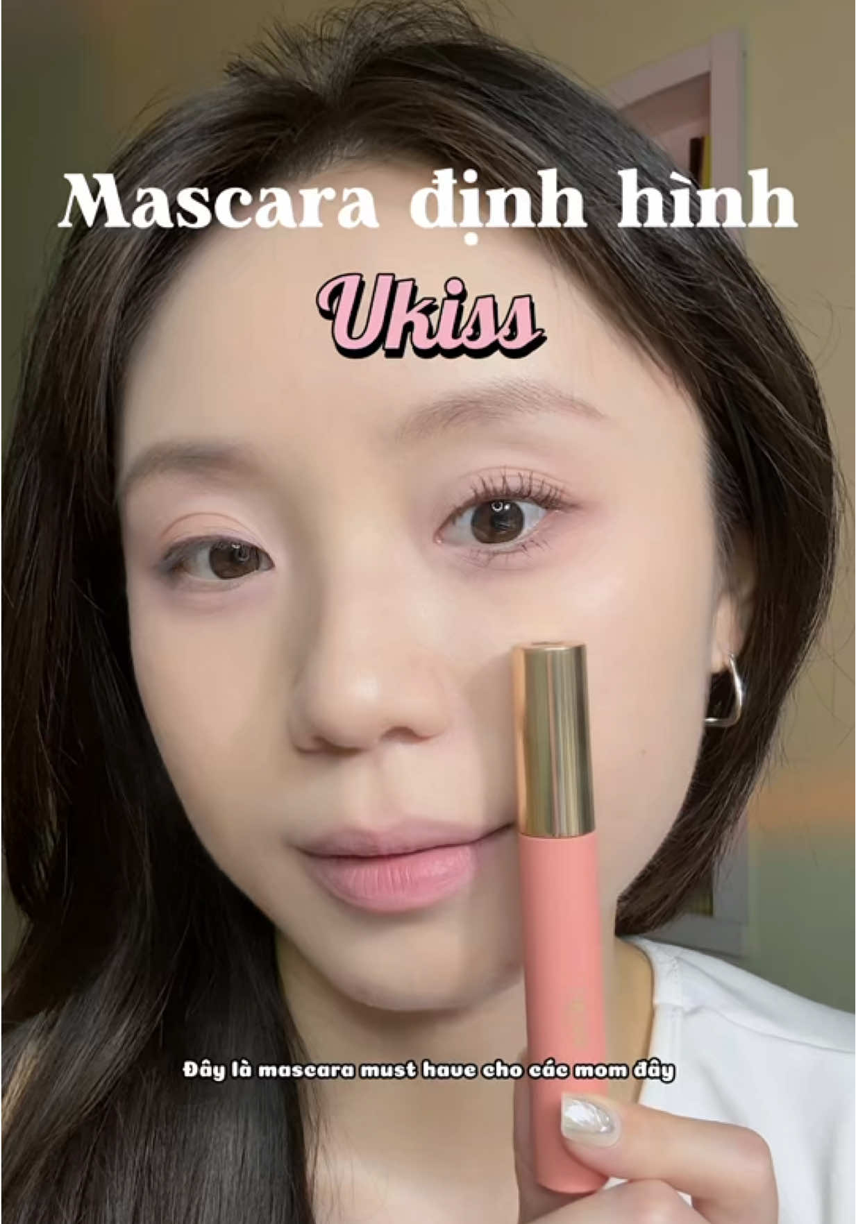 Mascara giữ form mi lâu lắm 💓 #ukiss #mascaraukiss #mascarareview #reviewlamdep #geldinhhinh #mascaralautroi  