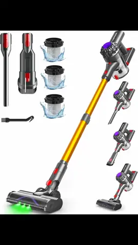 VACTechPro V15 Cordless Vacuum Cleaner,35kPa Handheld Vacuum Cleaner,6 in 1 Wireless with 35minutes of autonomy and removable battery,Stick Vacuum Ideal for Pet Hair/Carpet/Hard Floor&Gold  (orig.: VACTechPro V15 Aspiradora sin Cable,35kPa Aspirador de Mano,6 en 1 Inalámbrica con 35minutos de autonomía y batería extraíble,Aspirador Escoba Ideal para Pelo de Mascota/Alfombra/Suelo Duro&Oro) #ADV #V15 #VACTechPro #Cordless #Cleaner,35kPa #Vacuum 🛒🤓👉 https://amzn.to/3Gmu8nb