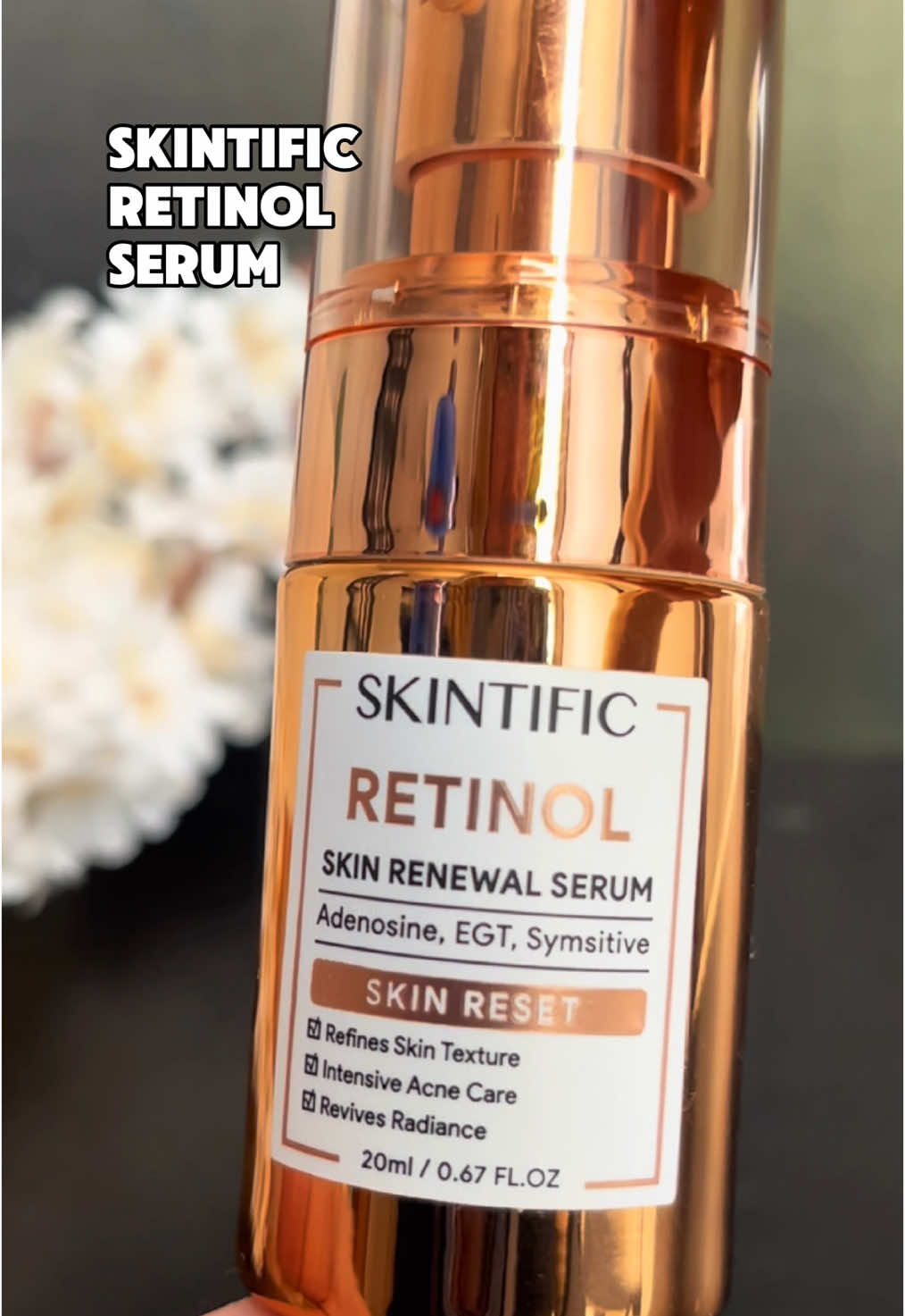 Skintific Retinol Skin Renewal serum #skintific #retinol #serum 