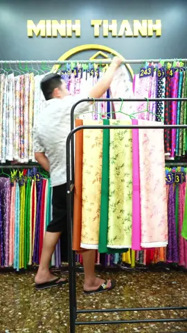Bộ Sưu Tập Lá - Chất Gấm Hạ Vũ #vaiaodai #vaigam  #tiemvaiminhthanh #gamhavu  #bosuutapla