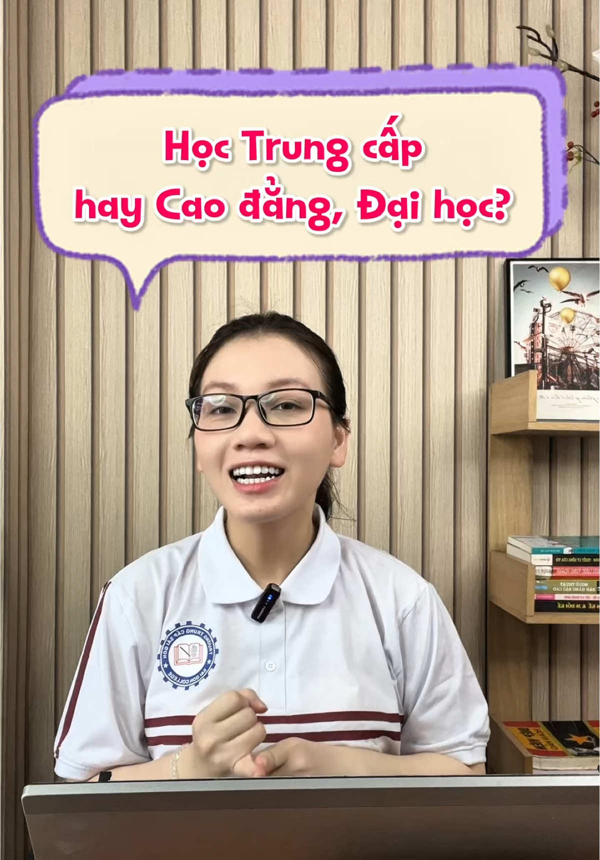 Có 4 ưu điểm nếu bạn theo học bậc Trung cấp. Đặc biệt là điều thứ 3, chính là điểm mạnh nhất của đào tạo bậc Trung cấp. Cùng xem hết video để có thêm những thông tin hữu ích, giúp bạn lựa chọn được con đường học tập phù hợp và đúng đắn nhé. #trườngtrungcấpsàigòn #trungcấpsàigòn #trungcấponlinetừxa 