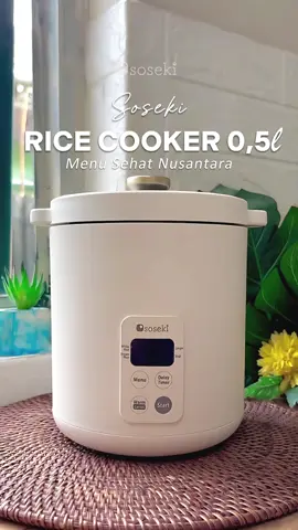 Kreasi makanan sehat simple, pakai Mini Rice Cooker dari SOSEKI. Pastinya praktis, gak bikin berantakan, dan hemat ✨🙌 Yuk, samaan kayak minso, check out di live shopping kita biar makin hemat yaa!~ 👀 #soseki #PenanakNasiListrik #miniricecooker #ricecookermini #sosekiricecookermini #RiceCooker