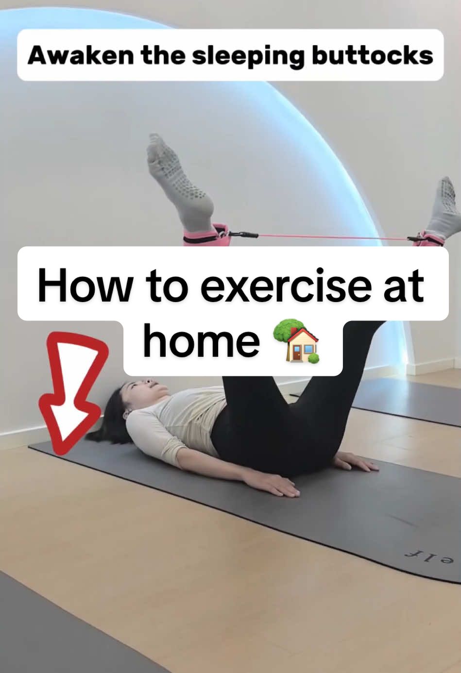 How to exercise at home ?#resistancebands #fyp #resistance #tiktokmademebuyit #gym #GymTok 