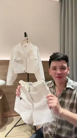 Quần short jean nữ cạp lưng cao thêu ngựa phom ôm co dãn #nhatran #TikTokLIVE #thoitrangnu #nhatranidol #quanduinu #quanshotnu 