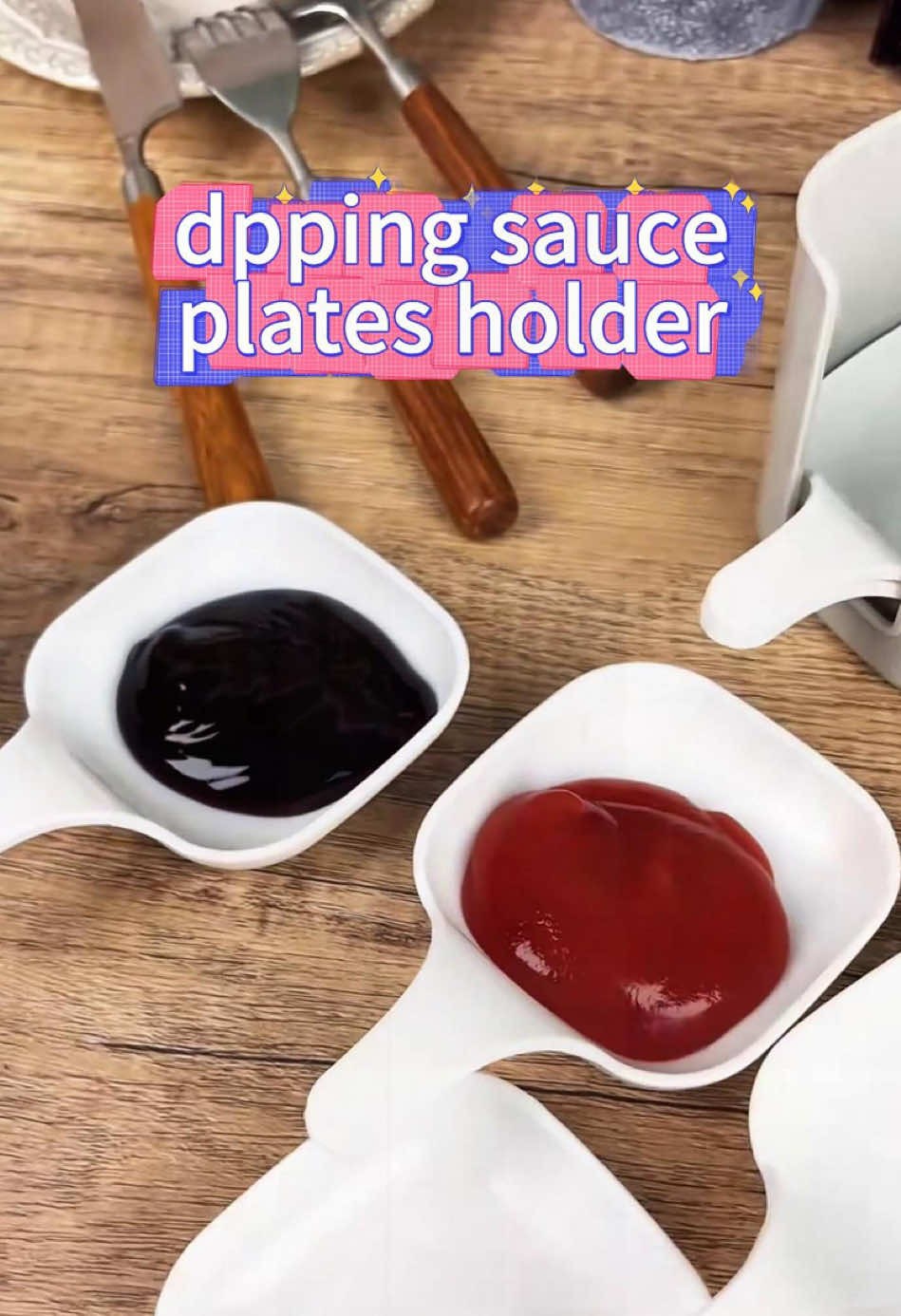 #tiktokshop 6-piece household dipping dish set, stable and durable, not afraid of falling, with a very high appearance.