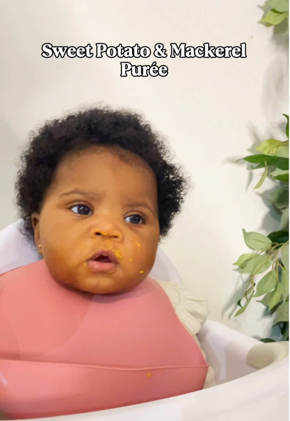 Make this sweet potato and mackerel fish purée for your baby #foryoupage #motherhood #pureeideas #puree #smoothiebowl #trendingvideo 