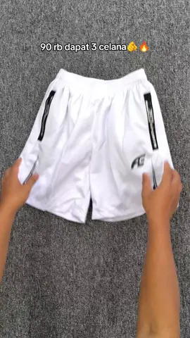 Celana pendek embos 90 rb dapat 3 pcs, buruan pesen stok    gak banyak!! #celanapendek 