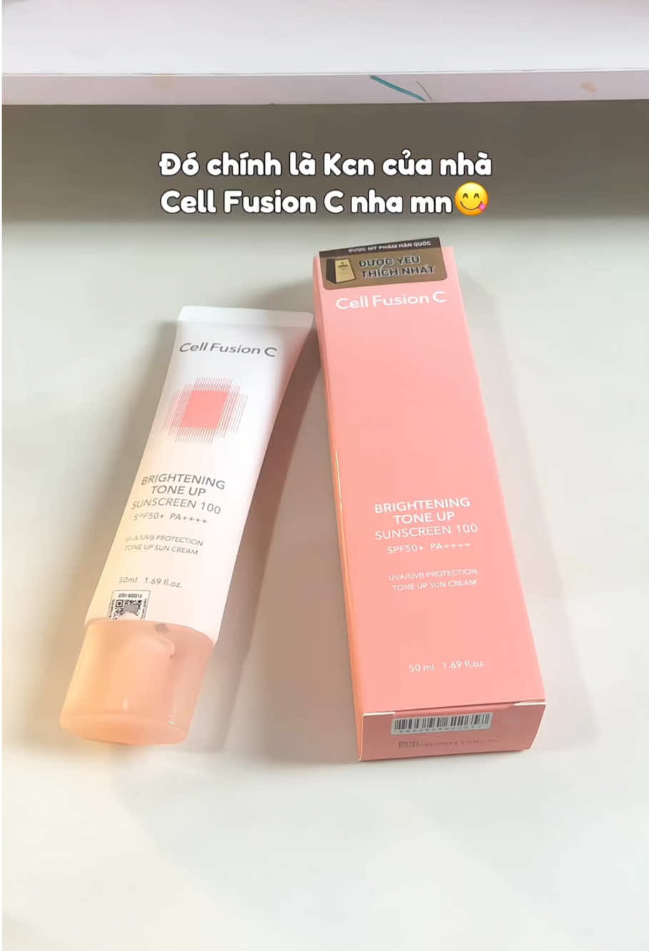 finish đẹp thế này cơ màa #chamsocda #cellfusionc#cellfusionccvn #kemchongnangnangtone #kemchongnangcellfusionc #xuhuong #unboxing #review #beauty #LearnOnTikTok 