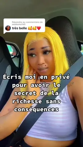 écrivez-moi en privé pour avoir le code de la richesse sans conséquence#congolaise🇨🇩🇨🇬 #malitiktok🇲🇱 #sénégalaise🇸🇳 #burkinatiktok🇧🇫 #togolais228🇹🇬 #garbontiktok🇬🇦 #cotedivoire🇨🇮 #canada_life🇨🇦 #niger #benintiktok🇧🇯 #vues #visiblitetiktok #pourtoi 