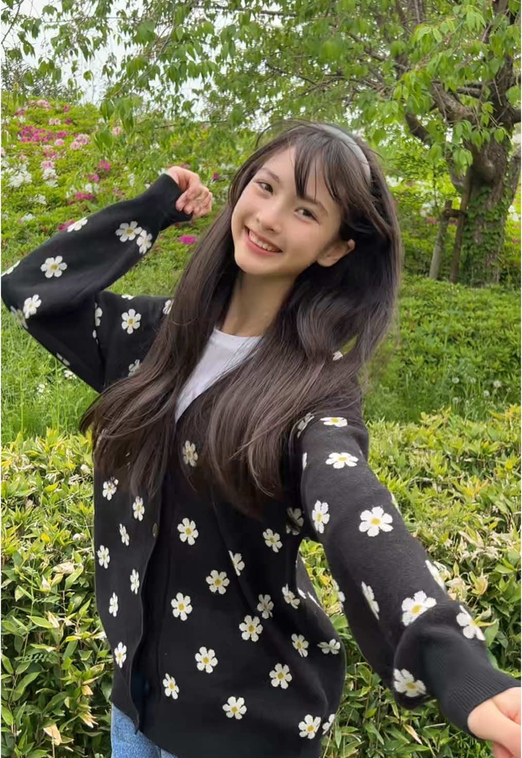 ピクニック行ってきたよ〜🍓🍡 #青島希愛 #ニコプチ #ニコプチモデル 
