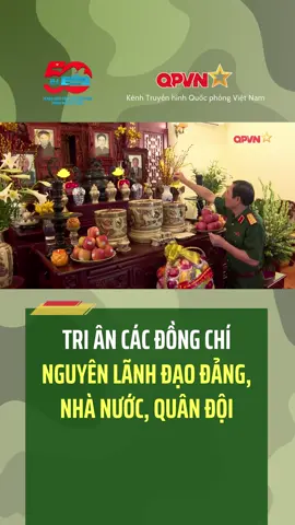 Nhân dịp kỷ niệm 50 năm ngày giải phóng miền Nam, thống nhất đất nước, sáng nay, Đại tướng Nguyễn  Tân Cương  - Ủy viên Trung ương Đảng,  Uỷ  viên Thường vụ  Quân ủy Trung ương, Tổng  Tham mưu trưởng Quân đội Nhân dân Việt Nam, Thứ trưởng Bộ Quốc phòng  đã tới dâng hương tưởng niệm và thăm, tặng quà tri ân các đồng chí nguyên lãnh đạo Đảng, Nhà nước, Quân đội. #qdndvn #camerachiensi #qpvn🇻🇳 #trian
