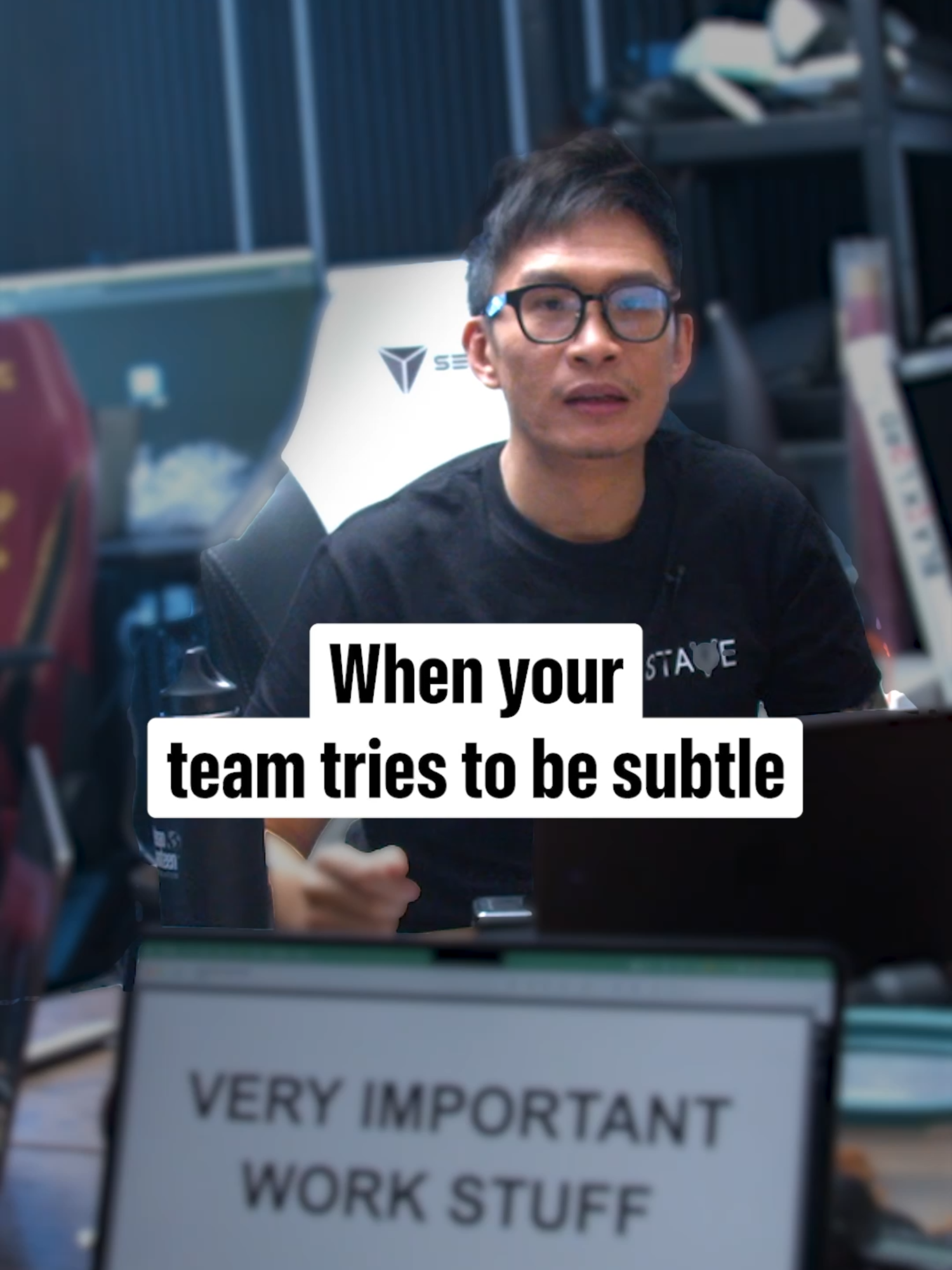 POV: You're trying to be subtle but not really 😅 #thinkaboutit