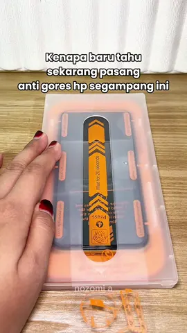 Ternyata pasang anti gores gampang yaa kalo pake begini