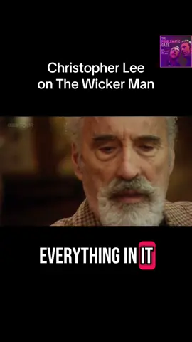As we celebrate all things The Wicker Man in our latest episode, here’s a 2005 interview with Christopher Lee talking about the movie. Catch our episode wherever you get your podcasts. #wickerman #classichorror #christopherlee 