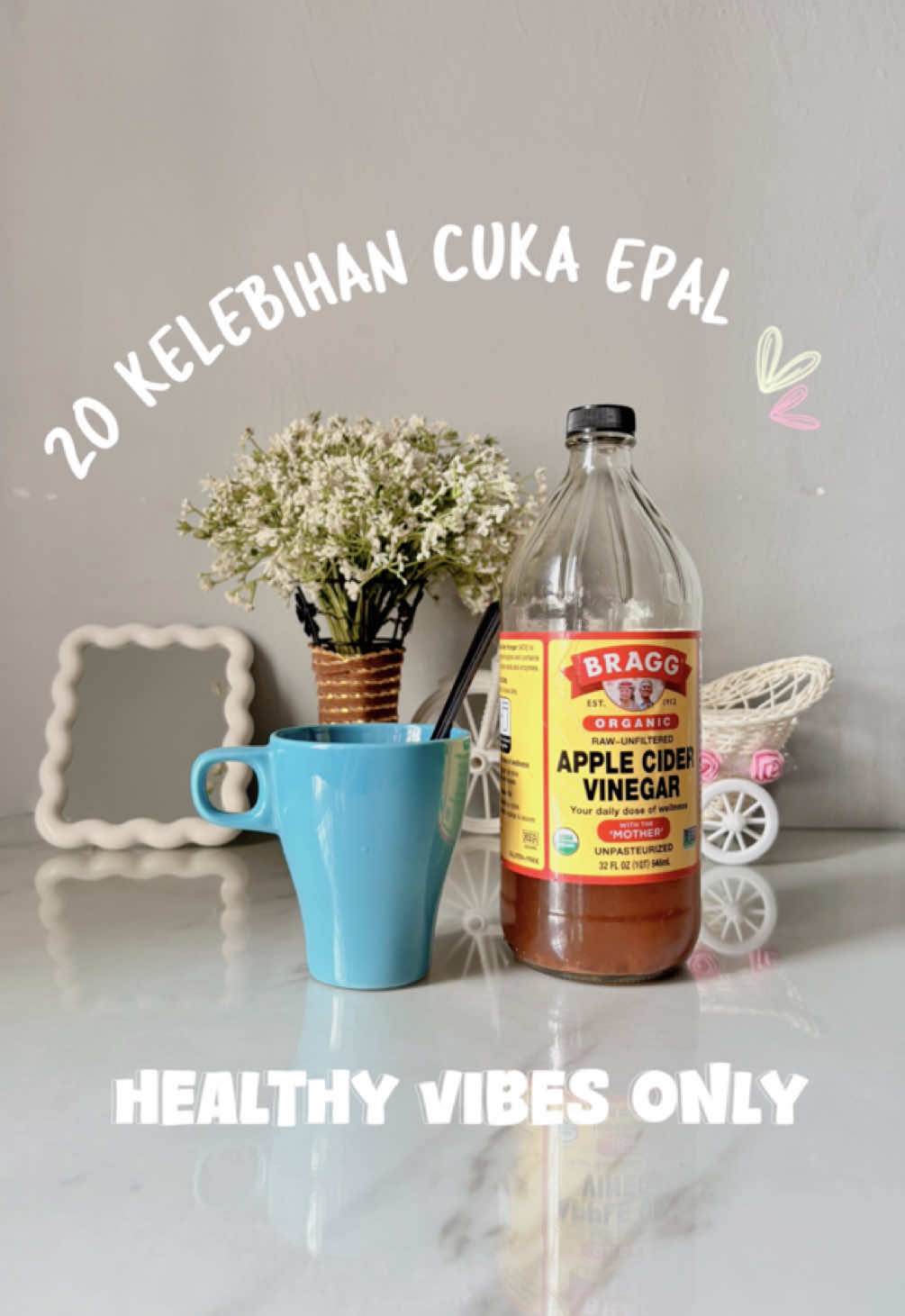 Patutlah ramai yang dah amalkan cuka epal ni.. Banyak kelebihan dia ✨ #cukaepal #applecider #applecidervinegar #healthy #sihat #sihatdancantik 
