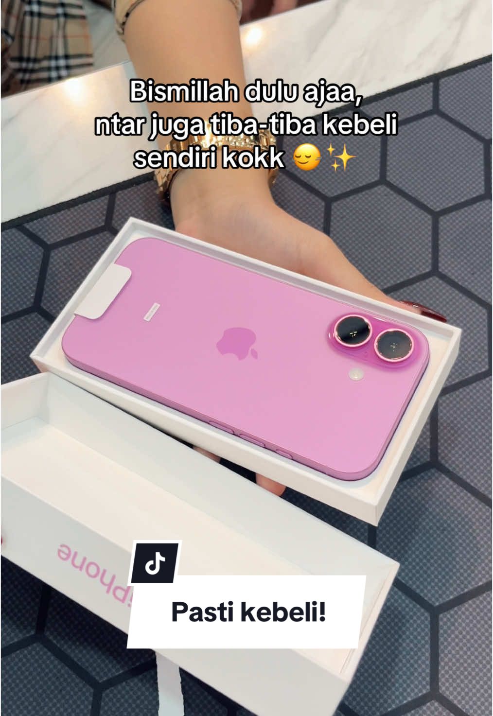 Yuk sama-sama: Aamiin 🥰 #iphone #iphone16 #iphone16plus 