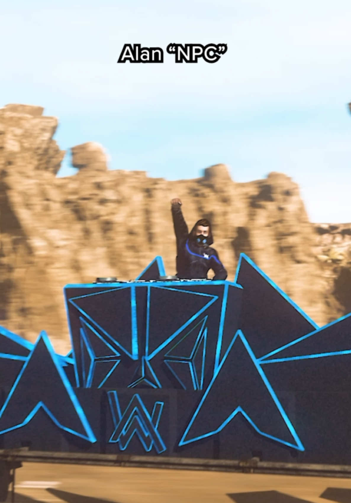 Who knew an NPC could make some new music! 😂 Alan NPC presents ‘Mind of a warrior’🤩 #fatalfury #alanwalker 