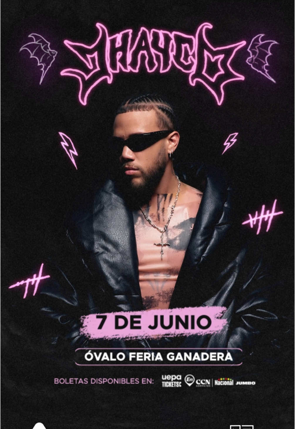 Tamo’ ready pa’ un show que va a prender la pista 🔥🎤. No te quedes fuera, asegura tu entrada desde ya. 👀 📍 Óvalo Feria Ganadera, Santo Domingo, RD 🗓 7 de junio 🎟 Boletas en @uepatickets, @jumbo_rd y @supernacional ⚠️ IMPORTANTE: 🍾 Standing VIP Open Bar (el open bar de bebidas alcohólicas solo estará disponible para mayores de 18 años) 🎭 Grada sin numerar: los asientos son por orden de llegada, no te quedes atrás! #Weentrd #Concierto #JHAYCO #HolandaMode