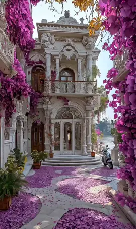 A Florid Sanctuary Where Time Blossoms Softly by the Lake #aestheticvibes #dreamhouse #fairytalehome #bougainvillea #luxuryliving #romanticplaces #architecturalbeauty #travelgoals #secretgarden #beautifuldestinations