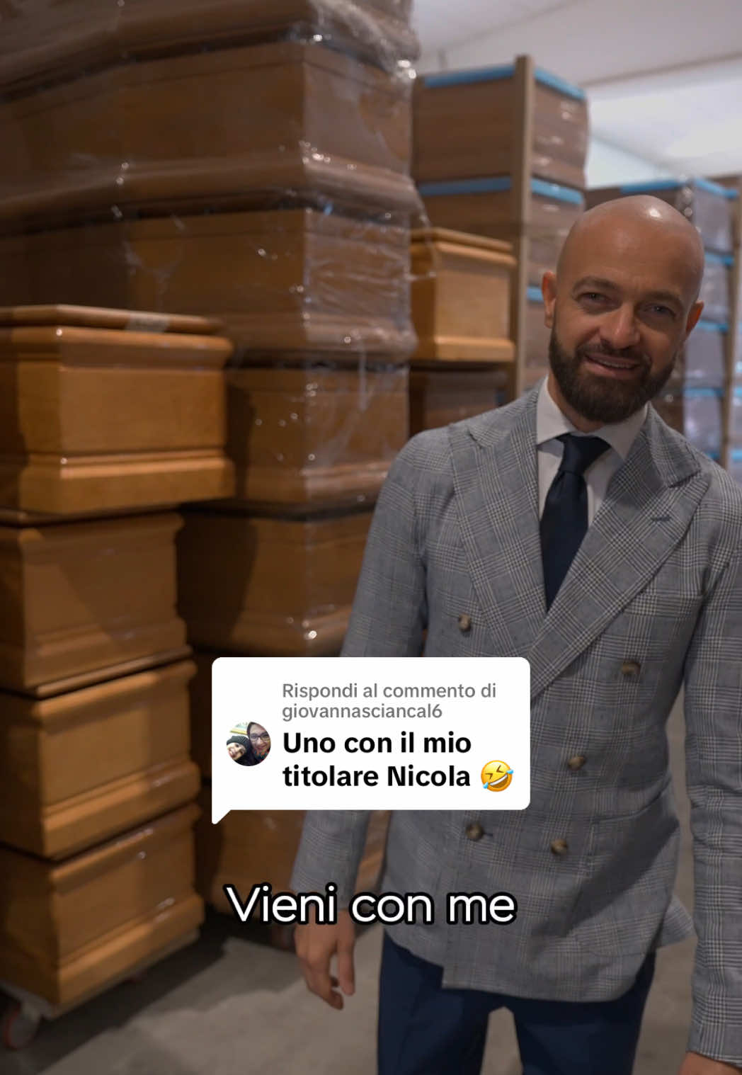 Risposta a @giovannasciancal6 #nicola ma che gli fai a sti dipendenti? #taffo #taffofuneralservices #nomi #ironia 