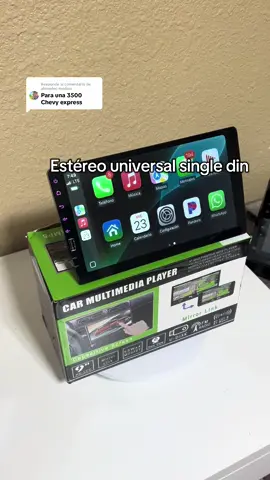 Respuesta a @abimelec medina estéreo universal single din para cualquier carro#car#stereo#universal