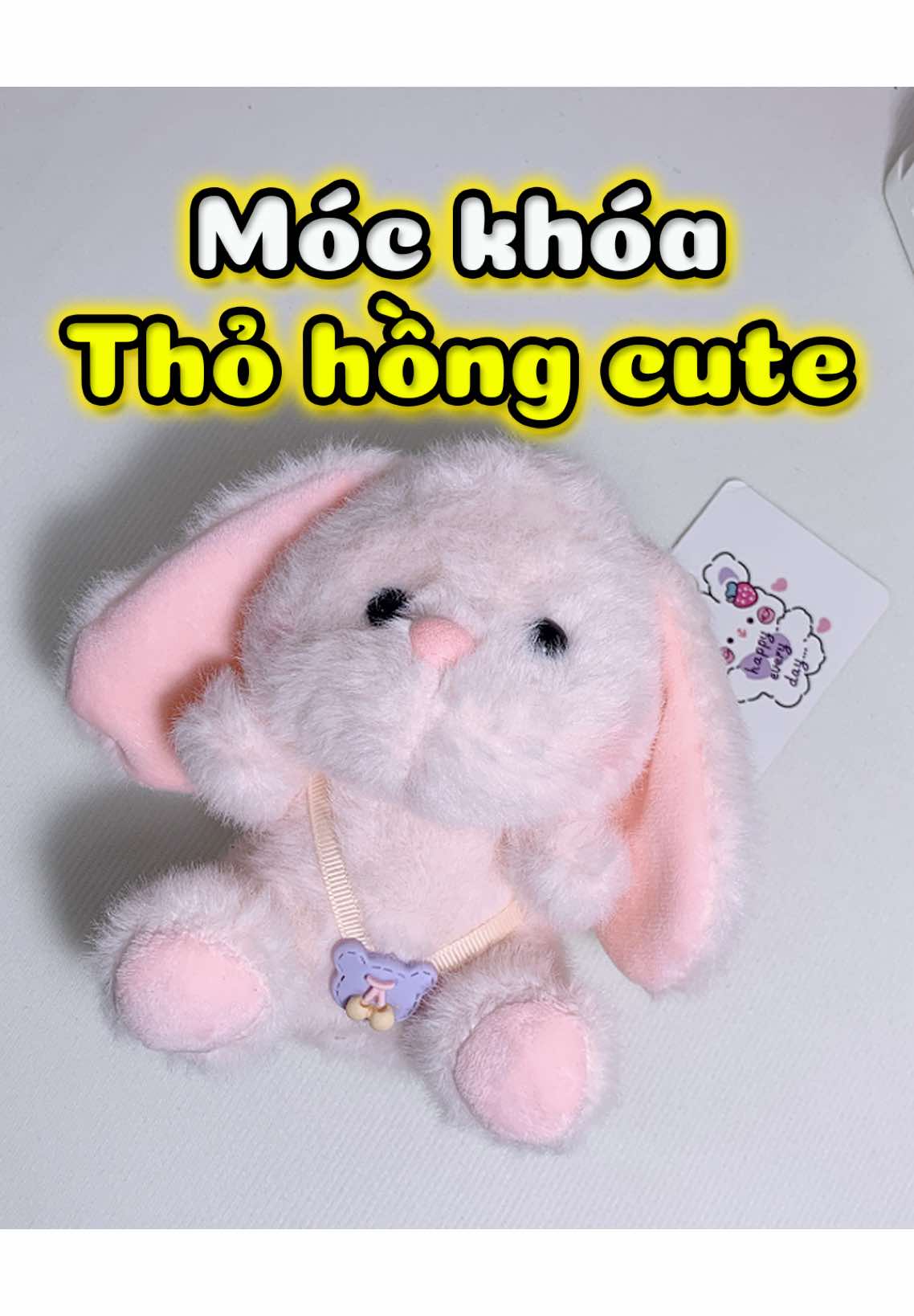 Móc khoá thỏ hồng siu cuteeeee 🤩🤩🤩 #unbox #unboxing #review #reviewdoxinh #xuhuong #fyp #mockhoa #mockhoabalo #mockhoacute #ngoriviu #muataitiktok