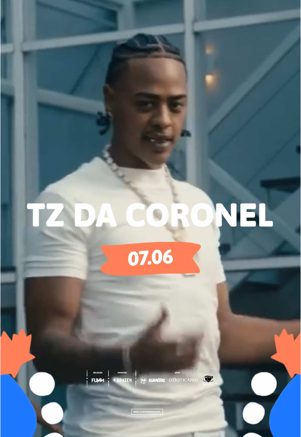 Vai na fé, tô na fé É questão de honra, né?❄️✨ No dia 07 de junho, o palco é dele: TZ da Coronel.💙 Garanta seu ingresso no link da bio. #tzdacoronel #FunnFestival2025 #funnfestival #trap #festival #brasilia #foryou #fyp