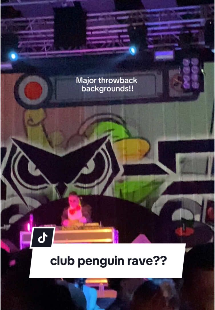 club penguin rave in vancouver: not bad!! hype it up for next time??👀 #fyp #clubpenguin #nostalgia #nostalgic #nightout #vancouvernightlife #vancouverbc #rave #music #throwbacksongs #charts #events #party #parties#greenscreen 