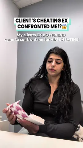 He had the AUDACITY 😱 @lashestolavish  #lashtech #lashtechnician #client #cheatingboyfriend #cheatersgettingcaught #cheat #liar #friend #argument #confrontation