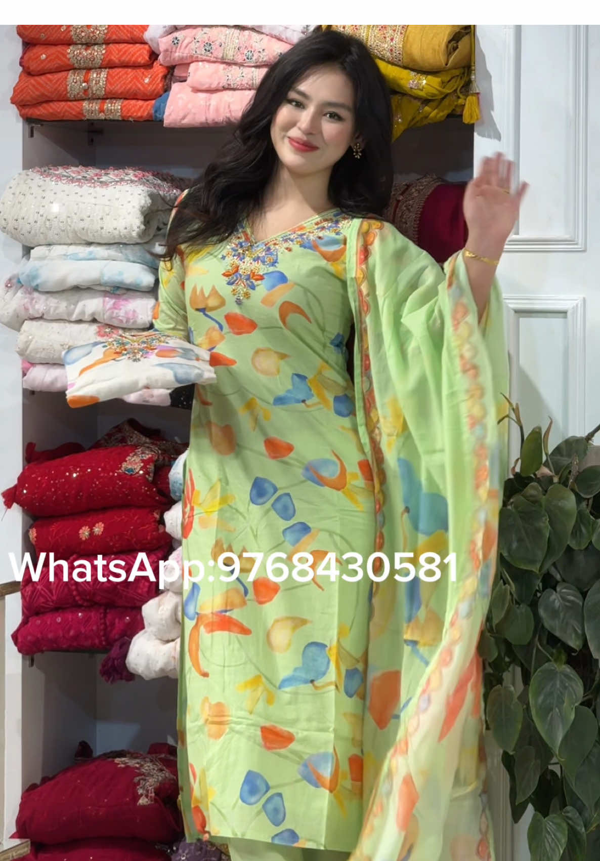Dm us on insta or WhatsApp: 9768430581 to order!!#ordernow🛍️🛒 #worldwideshipping✈️ #highquality #evecollection #fyp #partywear #dm #ordernow #kurtha 