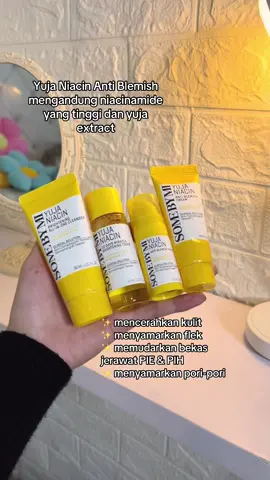 kulit cerah, bekas jerawat memudar dan flek tersamarkan pake rangkaian skincare yuja niacin dari some by mi 🤩🫶🏻 #yujaniacin #brightening #skincarebrightening #skincarekorea #skincareroutine #mencerahkanwajah #fyp 