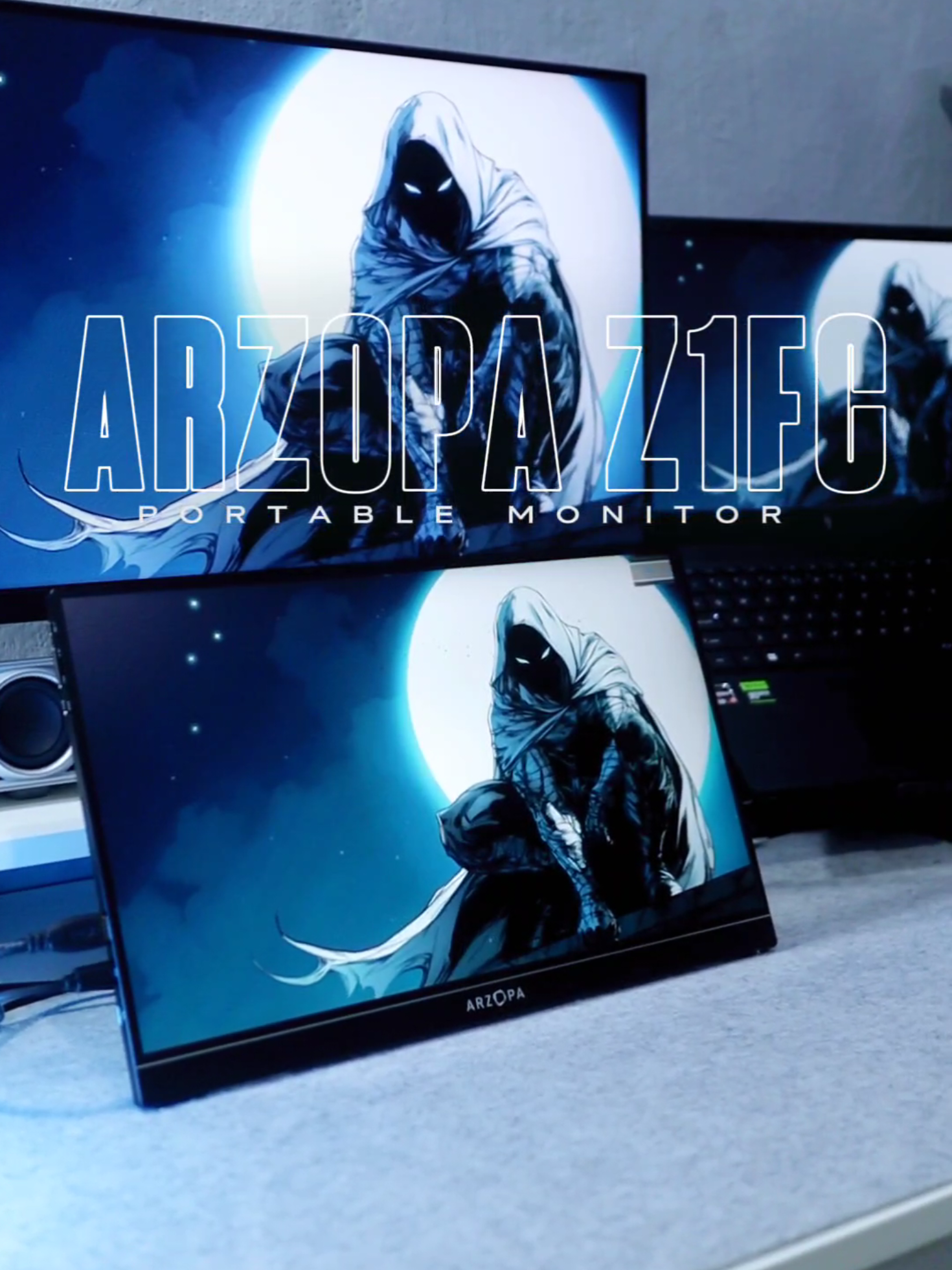 Arzopa Z1FC Portable Gaming Monitor 🔥 | One of the best portable monitors in the market, offering 16.1 inches, Full HD 1080p resolution, IPS panel, 100% sRGB, and 144hz refresh rate. A perfect portable companion for graphic designing, video editing, and especially gaming. @arzopa_ph @arzopa_us  #monitor #portablemonitor #gaming #gamingtiktok #GamingSetup #desk #desksetup #setup #setupgaming #144hz #techtok #Tech #fyp 