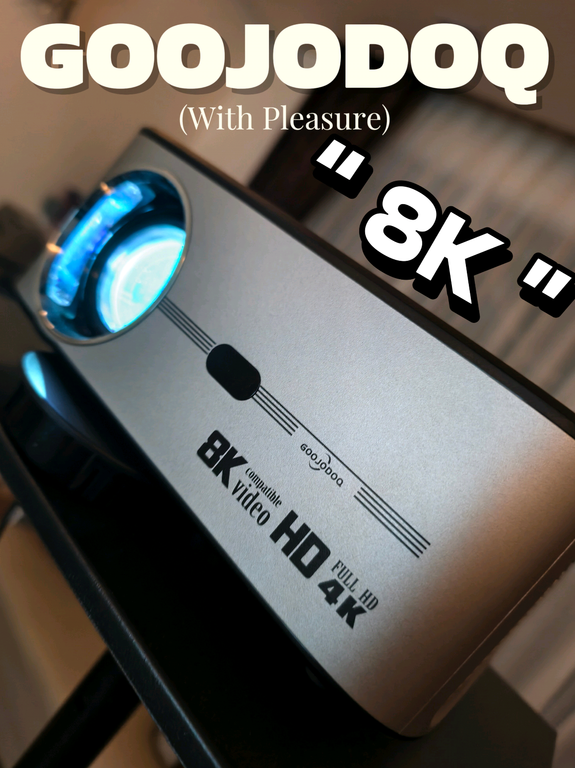 ตัวจบที่ผมใช้เองจริงๆ #goojodoq #projector #projector8k #8k #4k #โปรเจคเตอร์ #เครื่องฉายโปรเจคเตอร์ 