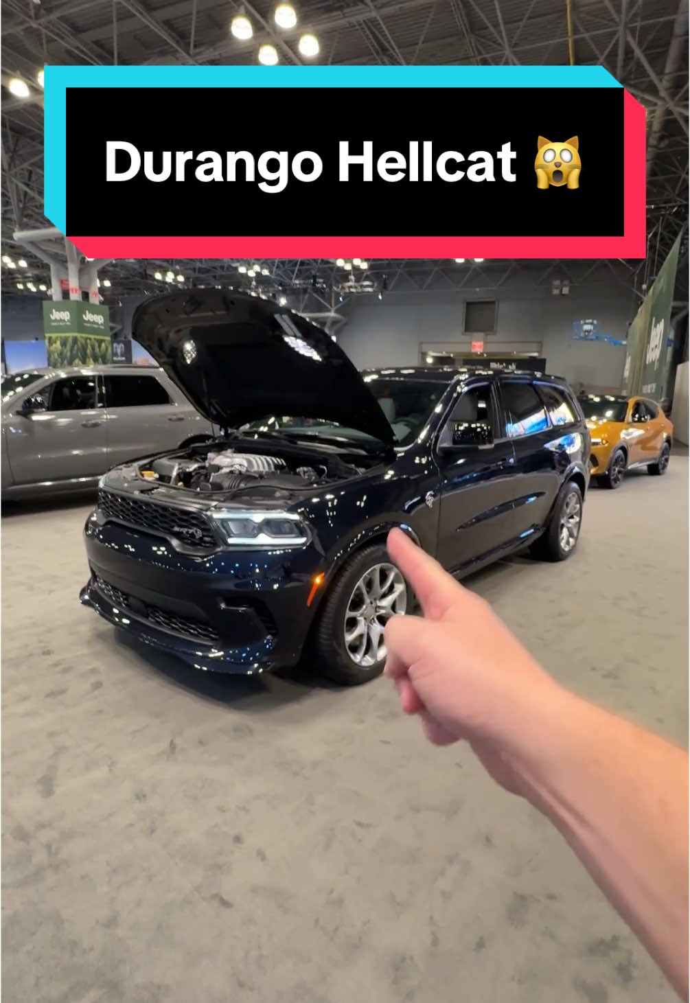 The #dodge #durango #hellcat is a muscle car #suv #cars #carbuzz #carsoftiktok #fyp #foryou #foryourpage 
