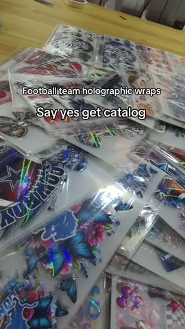 Football team holographic wraps ❤️say hi get catalog 🥰#fyp #cupwraps #wrapshop #wrapchallenge #wrapchallenge #cupwrapsforyou #catalog #football #footballtiktok #footballteams #new #newdesign 