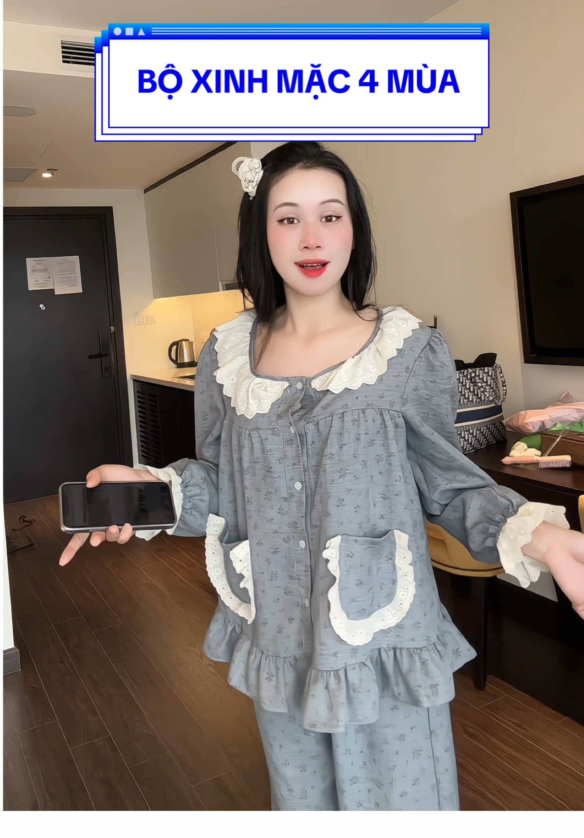 Có bác nào giống em không , mùa này cứ phải đồ bộ dài tay ở phòng điều hoà haha🤪 thích mê🥰 #tuyenladyreview #xuhuong #fyp #thoitrang #viralvideo #macdepmoingay #U #review #xuhuongtiktok #phoidoxinh #hot #setbo #setbomacnha #setboxinh 