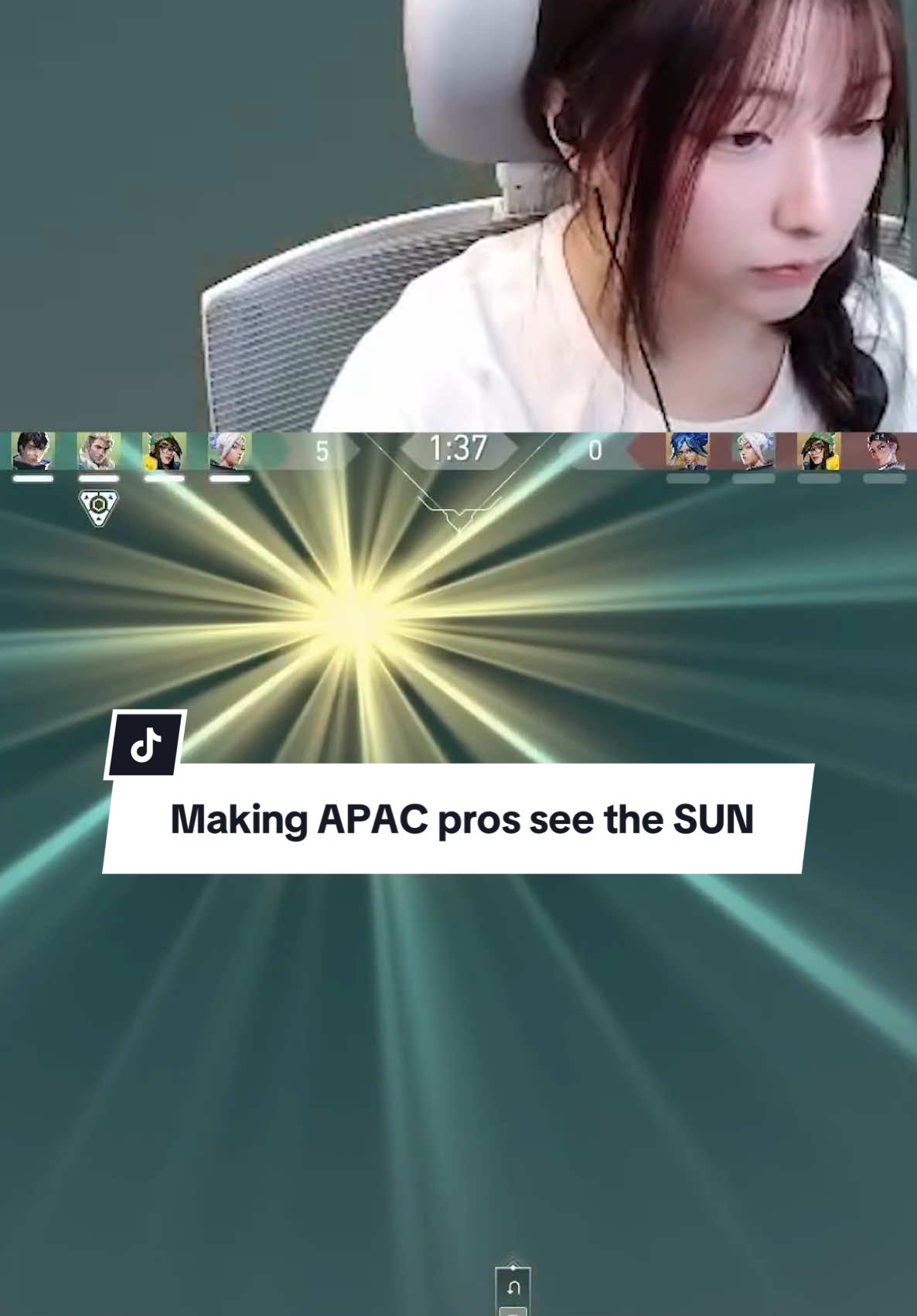 making apac pros see the sun ☀️ #Valorant #pocketkayo #kayo #popflash #blinded #valorantclips #gaming #thepocketkayo #kjtodo #321pop #todo 