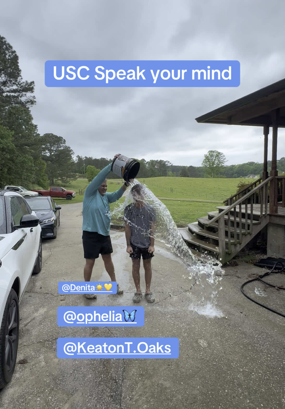 AHHH!! @ophelia 🦋 @Denita ☀️💛 and @Keaton T. Oaks you have 24 hours. Love y’all 🤣❤️ #usc #uscspeakyourmind #comedy #fyp #foryou #uscspeakyourmindicebucket 