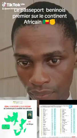 🇧🇯 𝗕𝗲𝗻𝗶𝗻𝗗𝗶𝗽𝗹𝗼𝗺𝗮𝘁𝗶𝗲 | 𝗟𝗲 𝗽𝗮𝘀𝘀𝗲𝗽𝗼𝗿𝘁 𝗯𝗲́𝗻𝗶𝗻𝗼𝗶𝘀 𝗲𝘀𝘁 𝗹𝗲 𝗻°𝟭 𝗰𝗼𝗻𝘁𝗶𝗻𝗲𝗻𝘁𝗮𝗹 𝗽𝗼𝘂𝗿 𝗹𝗮 𝗺𝗼𝗯𝗶𝗹𝗶𝘁𝗲́ 𝗶𝗻𝘁𝗿𝗮-𝗮𝗳𝗿𝗶𝗰𝗮𝗶𝗻𝗲 ! 🔴 𝗟𝗲𝘀 𝗕𝗲́𝗻𝗶𝗻𝗼𝗶𝘀 𝗽𝗲𝘂𝘃𝗲𝗻𝘁 𝗮𝗰𝗰𝗲́𝗱𝗲𝗿 𝗮̀ 𝟯𝟱 𝗽𝗮𝘆𝘀 𝗮𝗳𝗿𝗶𝗰𝗮𝗶𝗻𝘀 𝘀𝗮𝗻𝘀 𝘃𝗶𝘀𝗮 𝗽𝗿𝗲́𝗮𝗹𝗮𝗯𝗹𝗲. 𝗧𝗼𝘂𝘁 𝗱𝗲́𝘁𝗲𝗻𝘁𝗲𝘂𝗿 𝗱'𝘂𝗻 𝗽𝗮𝘀𝘀𝗲𝗽𝗼𝗿𝘁 𝗮𝗳𝗿𝗶𝗰𝗮𝗶𝗻 𝗽𝗲𝘂𝘁 𝗹𝗶𝗯𝗿𝗲𝗺𝗲𝗻𝘁 𝗲𝗻𝘁𝗿𝗲𝗿 𝗮𝘂 𝗕𝗲́𝗻𝗶𝗻. 🇧🇯 #madeinbenin🇧🇯 #cotonou229🇧🇯 #tiktokbenin🇧🇯 